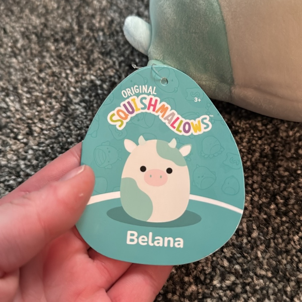 Belana NWT Cow Squishmallow 7” - Picture 4 of 5